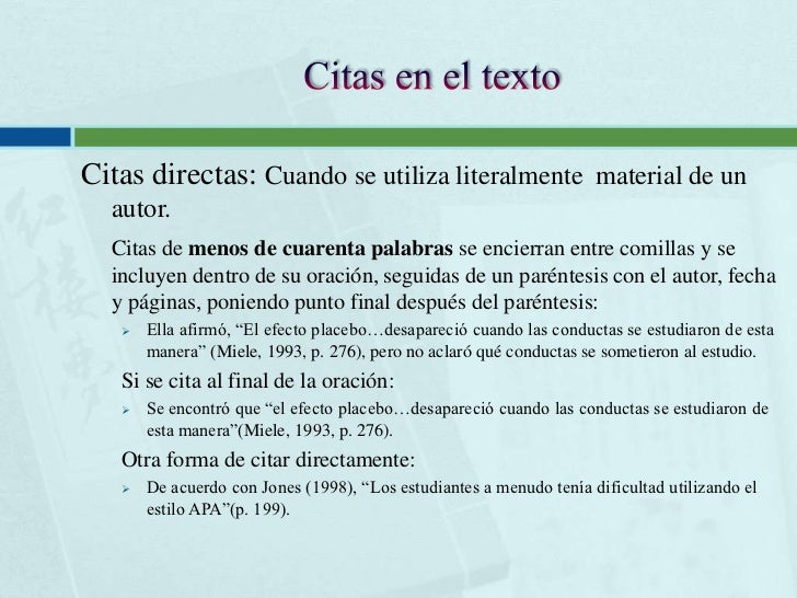 que sistema de citas utiliza la apa